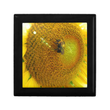 Tournesol et abeille boîtes à babioles