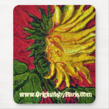 Tournesol jaune Mousepad Tapis De Souris