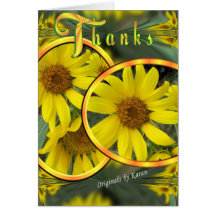Tournesol merci TY 28 z Cartes De Vœux