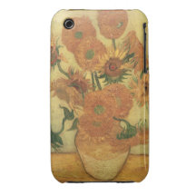 Tournesols, 1889 (huile sur la toile) étuis iPhone 3