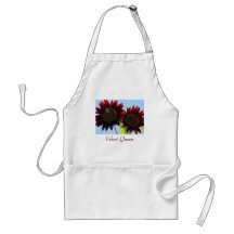 Tournesols de la Reine de velours Tablier