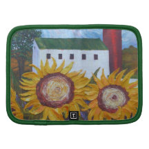 Tournesols et planificateur de folio d'art de gran agendas folio