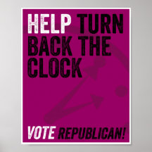Tournez de retour l'horloge… posters