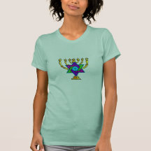 Tous les chandeliers juifs t-shirts