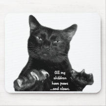 Tous mes enfants ont des pattes… et des griffes tapis de souris