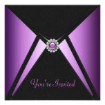 Tous occasionnent les invitations pourpres noires 