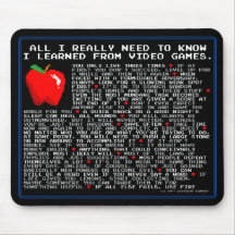 Tous que je dois savoir… Tapis de souris de jeux v