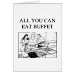 tous vous pouvez manger le buffet carte
