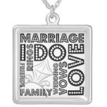 Tout au sujet du collier d'argent sterling de mari