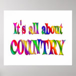 Tout au sujet du pays poster