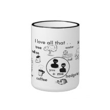 tout cela cher moi engl. Tasse