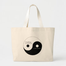 Tout est pendant qu'il devrait être sac en toile