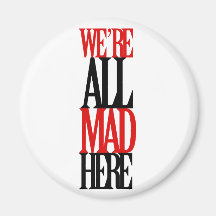 Tout fou ici magnets pour réfrigérateur