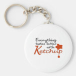 Tout goûte meilleur avec le ketchup porte-clé
