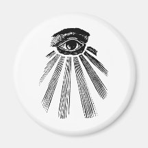 Tout le maçon voyant d'oeil aimants pour réfrigérateur