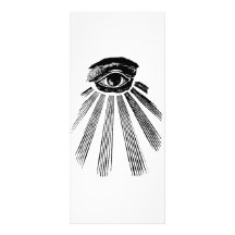 Tout le maçon voyant d'oeil modèle de carte double