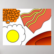 Toute la journée petit déjeuner posters