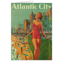 Toute la station de vacances d'année d'Atlantic Ci Cartes De Vœux