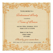 Toutes les invitations de partie, cuvette avec des