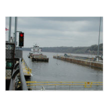 Towboats sur le Mississippi Carte Postale