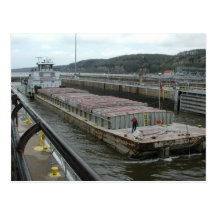 Towboats sur le Mississippi Carte Postale