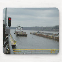 Towboats sur le Mississippi Tapis De Souris