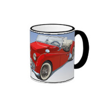 TR3 rouge Tasse À Café
