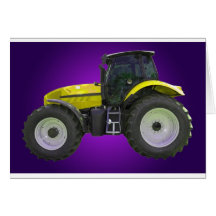 tracteur cartes de vœux