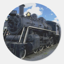 Train antique autocollant