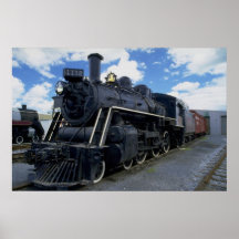 Train antique posters