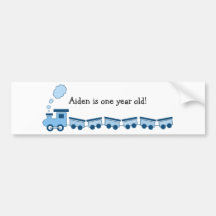 Train bleu de Choo Choo Autocollant Pour Voiture
