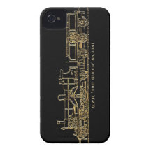 Train britannique de vapeur de GWR, "la reine", 30 Coques iPhone 4 Case-Mate