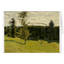 Train dans la campagne (1870) carte