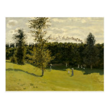 Train dans la campagne (1870) carte postale