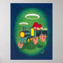 Train de jouet de Choo Choo Poster