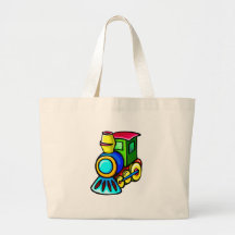 Train de jouet sacs de toile