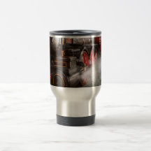 Train - laissez de la vapeur tasse