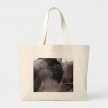Train noir de vapeur sacs de toile