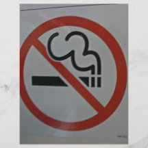 Train non-fumeurs d'intérieur de signe prospectus customisé