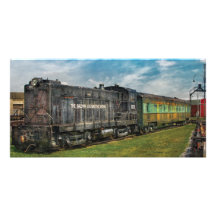 Train - travaux de locomotive de Baldwin Photocarte
