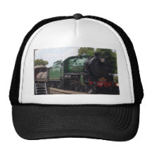 Train vert de vapeur casquette de camionneur