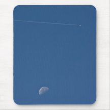Traînée Mousepad de lune et de vapeur Tapis De Souris