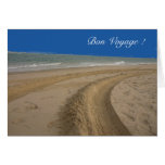 traînées de sable carte de vœux