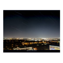 Traînées d'étoile de Houston Cartes Postales
