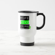 Traitement d'amour d'espoir de lymphome tasse