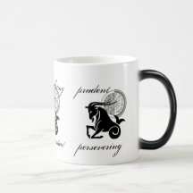 Traits d'ombre de Capricorne Tasse À Café