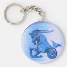 Traits Keychain de Capricorne Porte-clés