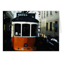 Tram de Lisbonne Cartes De Vœux