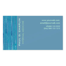 Tranchant de bleu de mousse modèles de cartes de visite