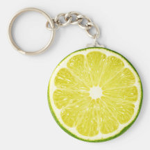 Tranche de chaux porte-clef